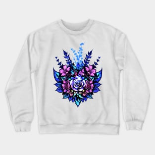 Cyberpunk Flowers Crewneck Sweatshirt